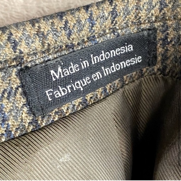 Alfred Alfred Sung Moores Luxury Wool Blazer Suit Jacket 46L - Picture 6 of 11